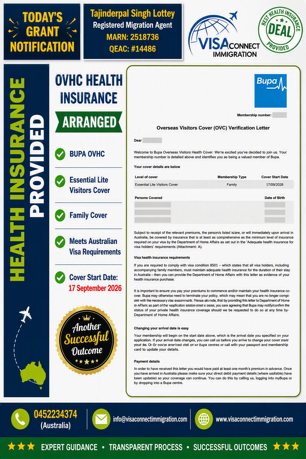 Visa Grant